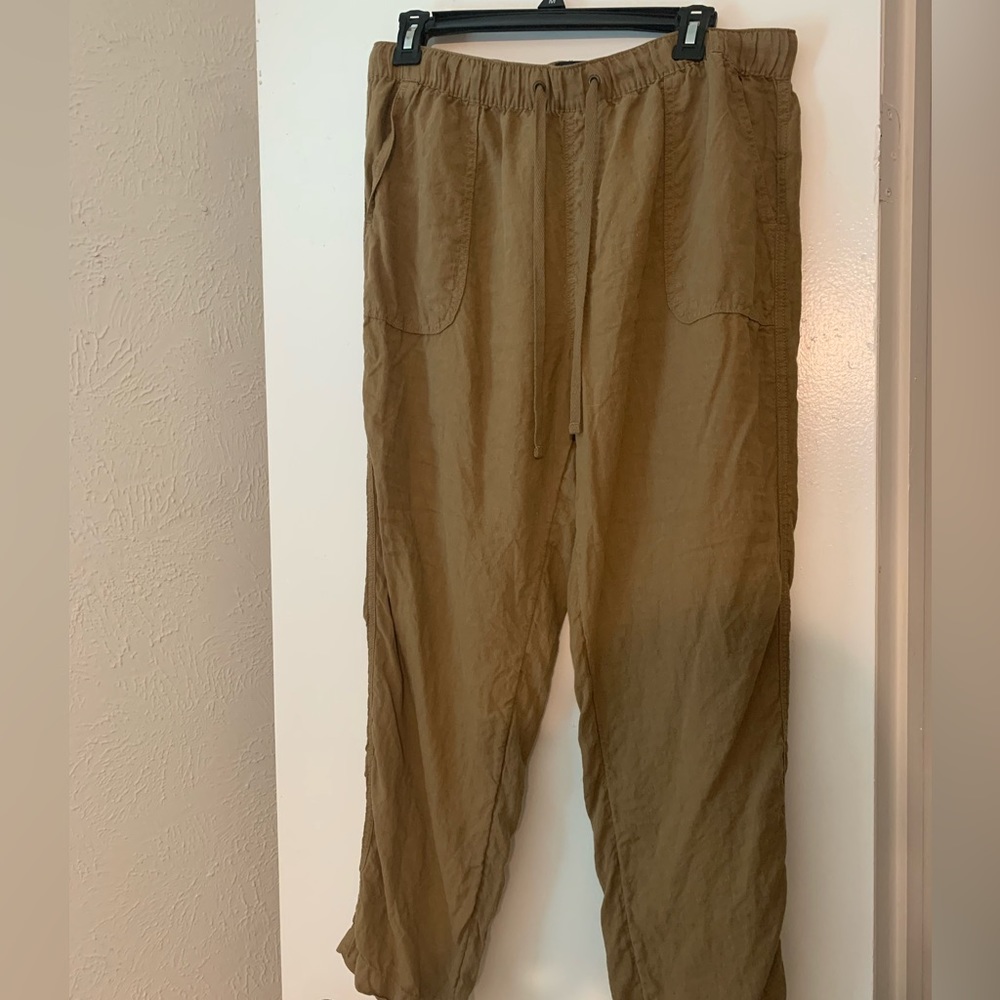 Rachel Roy cropped linen pants